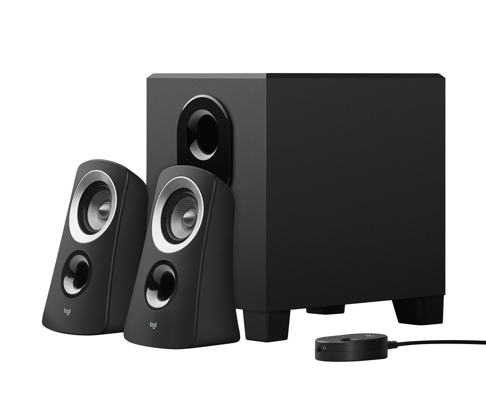 Logitech 980-000413 mikrofonset 25 W PC Svart 2.1 kanaler 5 W