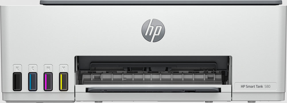 HP Smart Tank 580 All-in-One Printer, Home and home office, Print, copy, scan, Wireless; High-volume printer tank; Print from phone or tablet; Scan to PDF