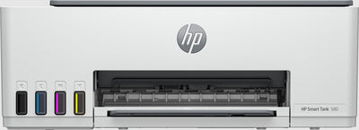 HP Smart Tank 580 All-in-One Printer, Home and home office, Print, copy, scan, Wireless; High-volume printer tank; Print from phone or tablet; Scan to PDF