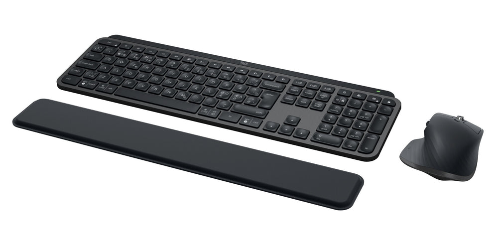 Logitech 920-010931 tangentbord Mus inkluderad Kontor Trådlös RF + Bluetooth QWERTY Nordic grafit