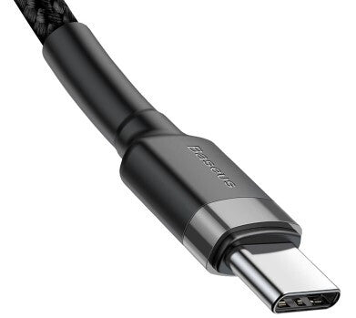 Baseus CATKLF-HG1 USB-kablar 2 m USB C Svart