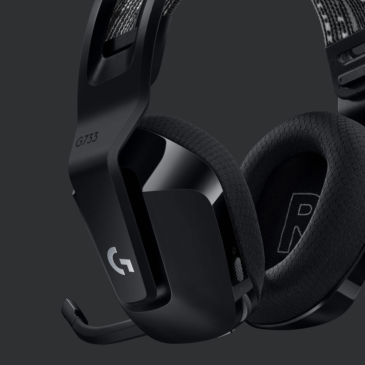 Logitech G G733 Headset Trådlös Huvudband Spela Svart