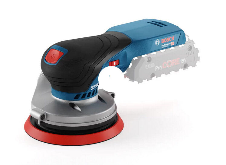 Bosch GEX 18V-125 Professional Excenterslip 10000 RPM 20000 OPM Svart, Blå, Grå, Röd