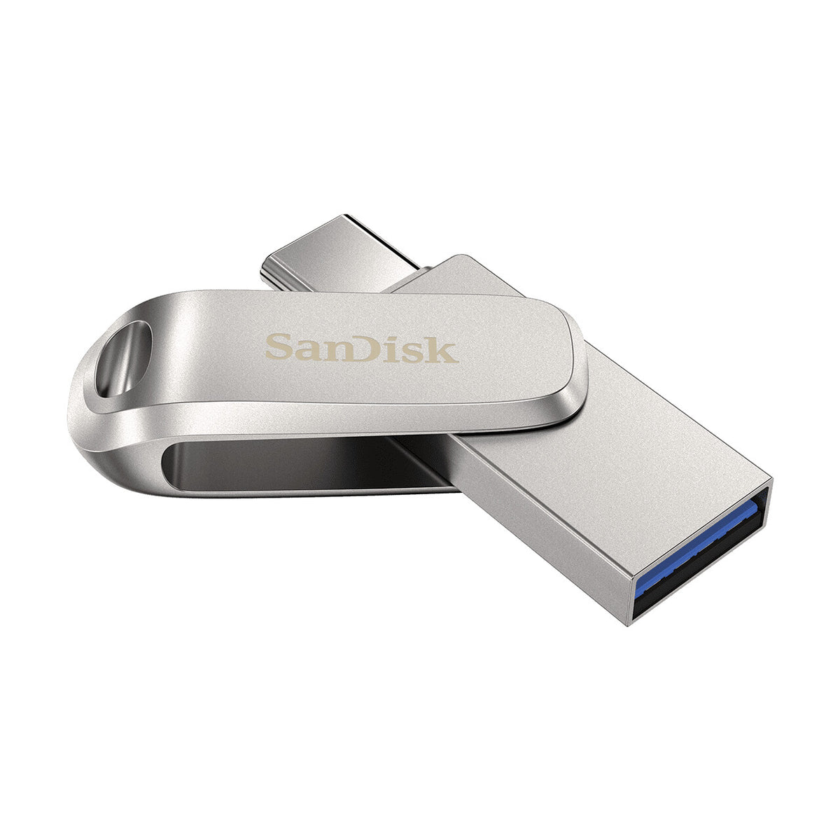 SanDisk Ultra Dual Drive Luxe USB-sticka 128 GB USB Type-A / USB Type-C 3.2 Gen 1 (3.1 Gen 1) Rostfritt stål