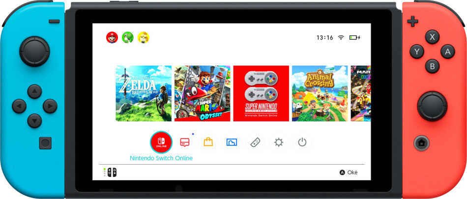 Nintendo Switch V2 2019 bärbara spelkonsoller 15,8 cm (6.2