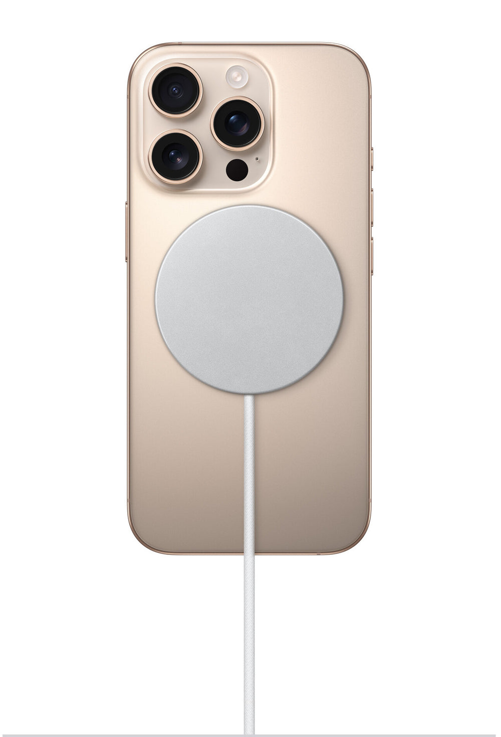 Apple MX6X3ZM/A mobilladdare Universal Vit USB Trådlös laddning Snabb laddning inomhus