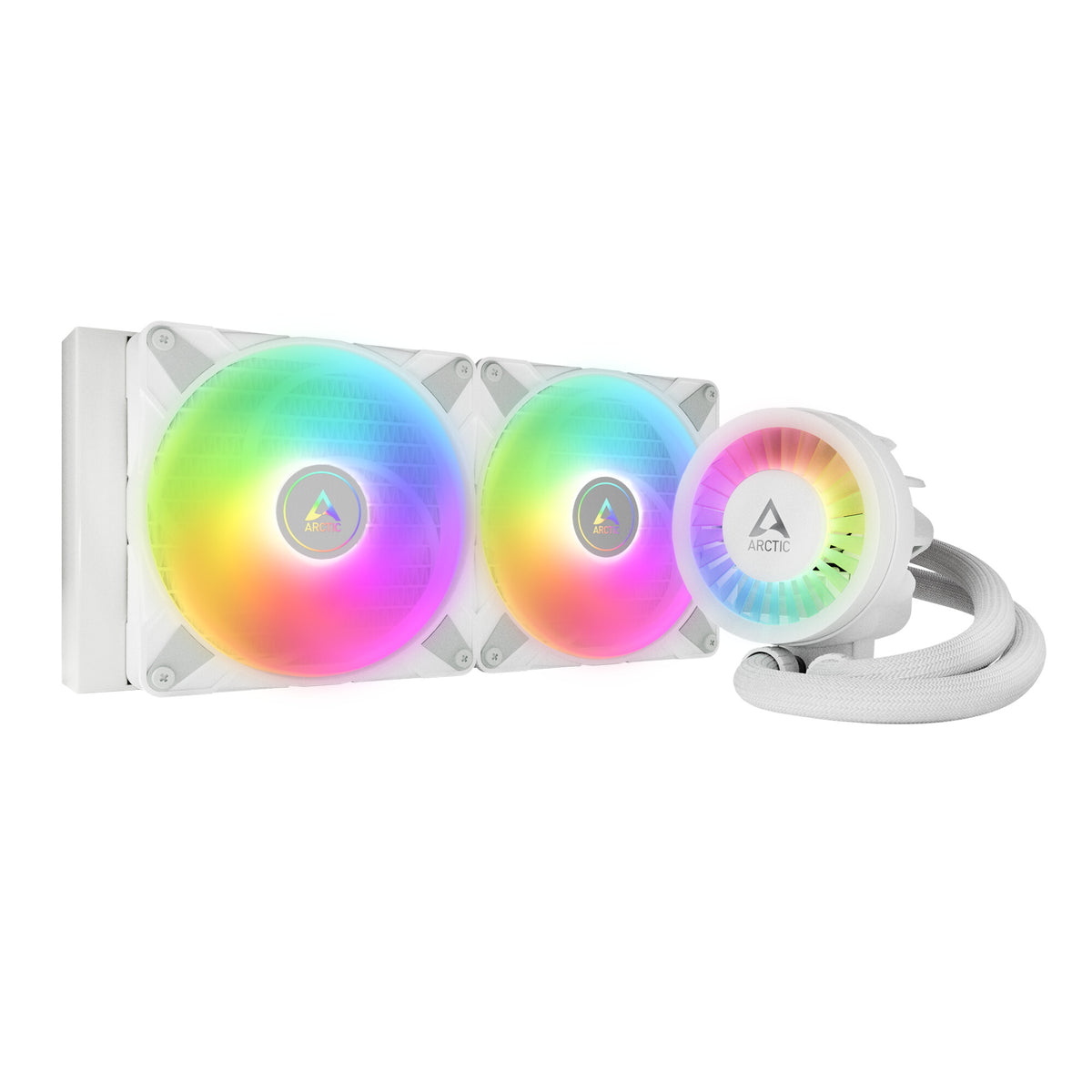 ARCTIC Liquid Freezer III 280 A-RGB Processor Allt-i-ett vätskekylare 14 cm Vit 1 styck