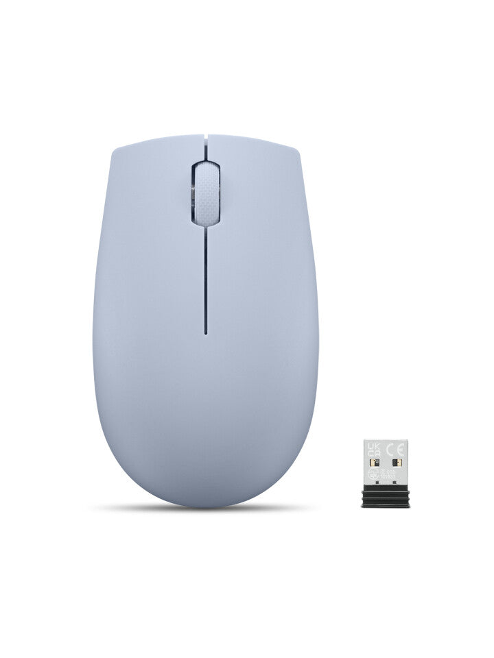 Lenovo 300 Wireless Compact Maus Kabellos Optisch Blau 3 Tasten 1000 dpi datormöss Kontor Ambidextrous RF Trådlös Optisk
