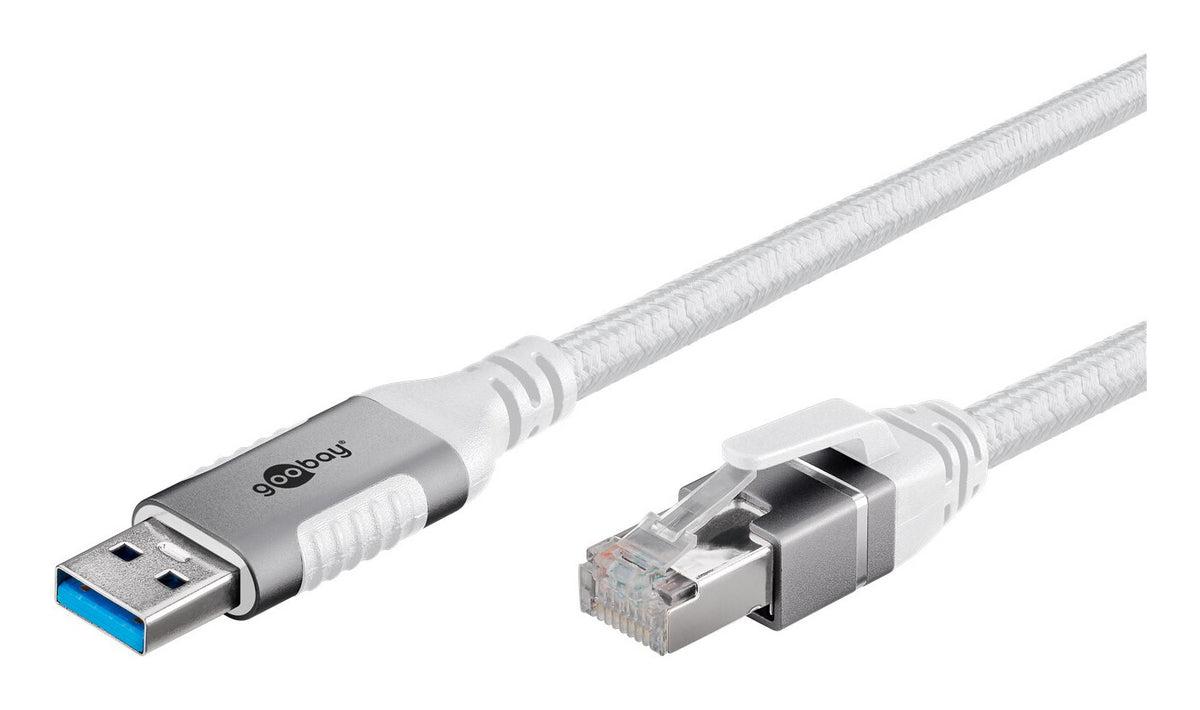 Goobay 74163 nätverkskablar Vit 10 m Cat6 F/UTP (FTP)