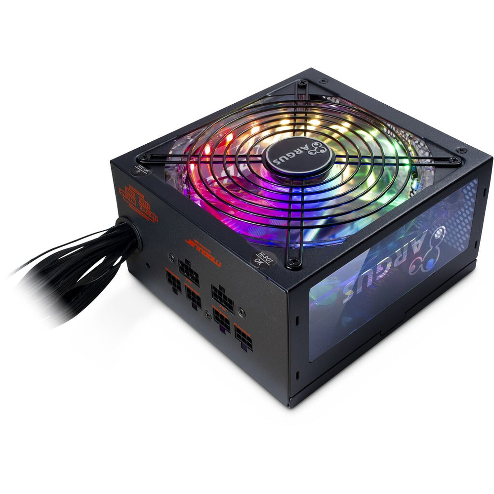 Inter-Tech Argus RGB-650W CM II strömförsörjningsenheter 20+4 pin ATX ATX Svart