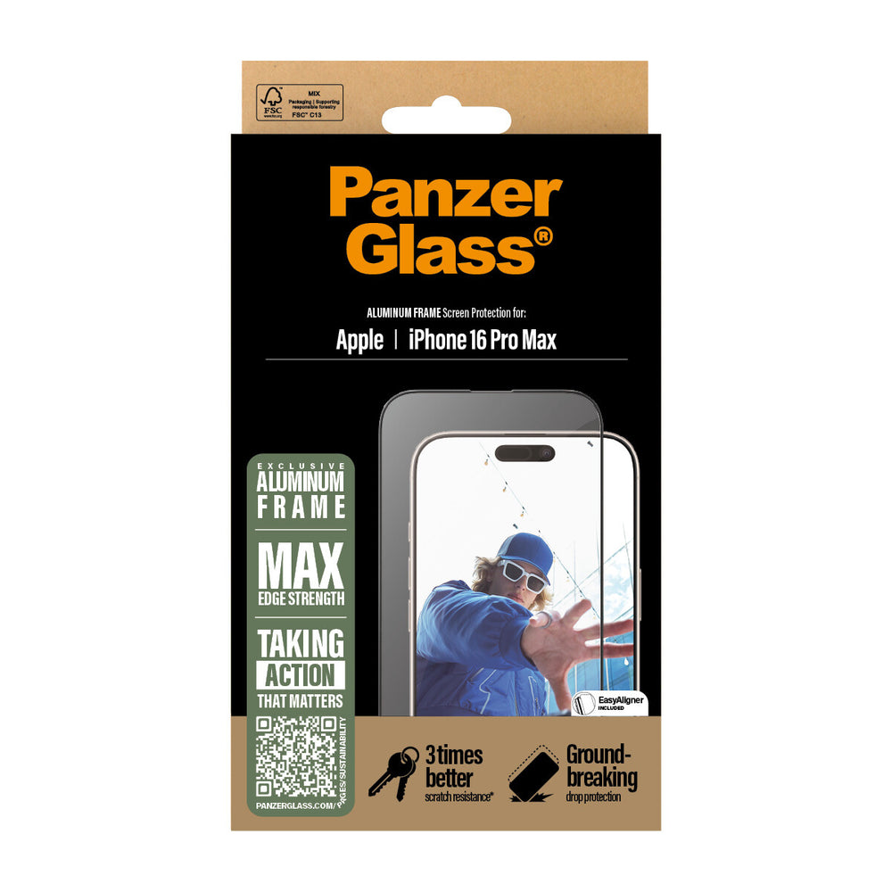 PanzerGlass PG Scrn Alu Frame iPhone 16P 6.9Inch UWF