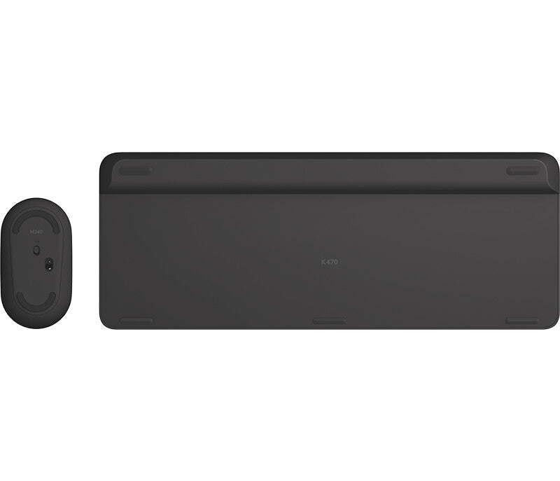 Logitech 920-009200 tangentbord Mus inkluderad Universal RF Trådlös QWERTY Nordic grafit
