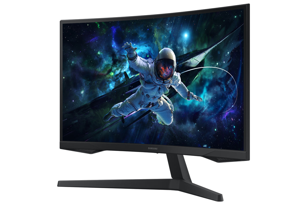 Samsung G55C platta pc-skärmar 68,6 cm (27") 2560 x 1440 pixlar Wide Quad HD LED Svart