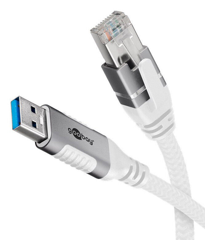 Goobay 74161 nätverkskablar Vit 5 m Cat6 F/UTP (FTP)