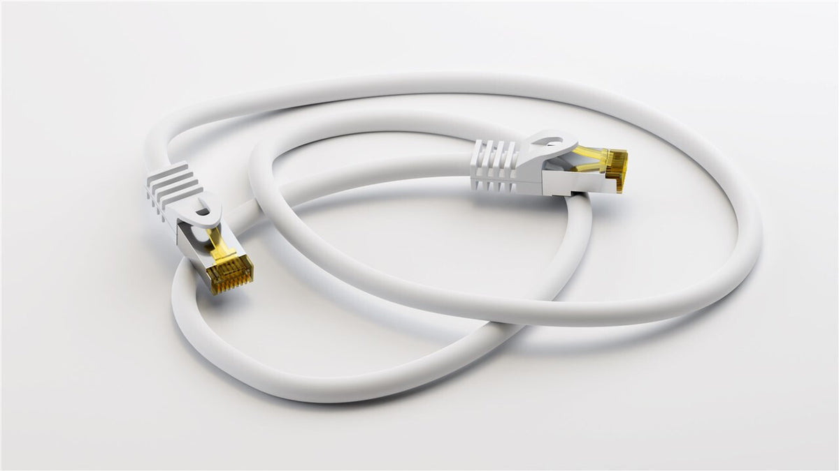 Goobay 91097 nätverkskablar Vit 10 m Cat7 S/FTP (S-STP)