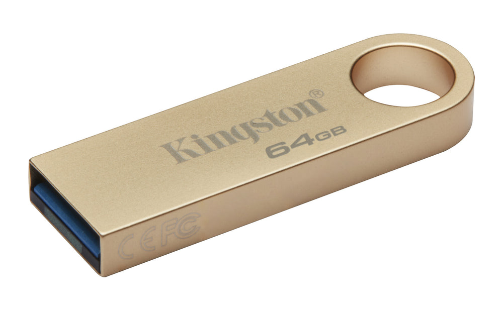 Kingston Technology DataTraveler SE9 G3 USB-sticka 64 GB USB Type-A 3.2 Gen 1 (3.1 Gen 1) Guld
