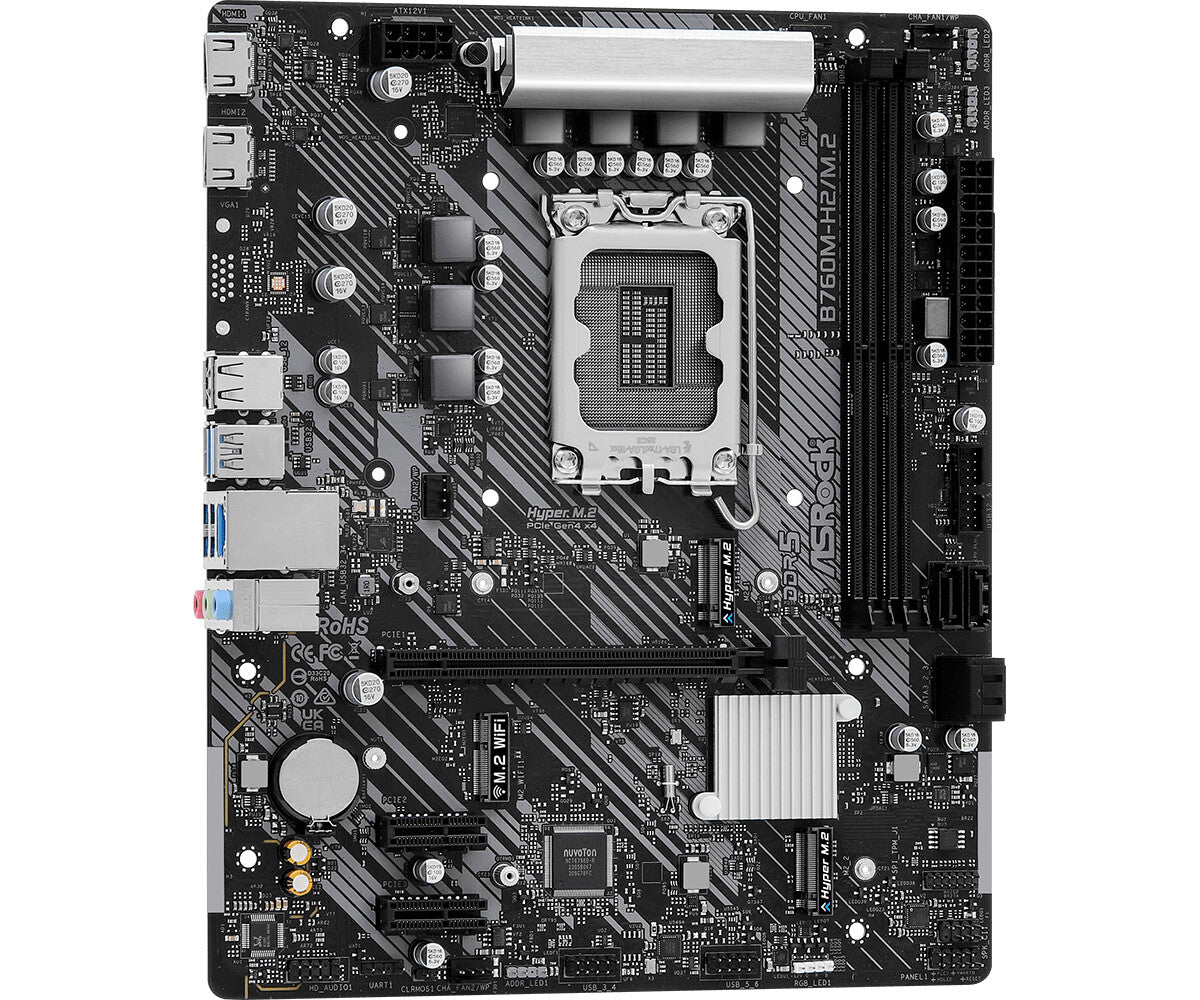 Asrock B760M-H2/M.2 Intel B760 LGA 1700 micro ATX