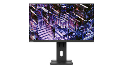 Lenovo ThinkVision E24q-30 platta pc-skärmar 60,5 cm (23.8") 2560 x 1440 pixlar 2K Ultra HD LED Svart