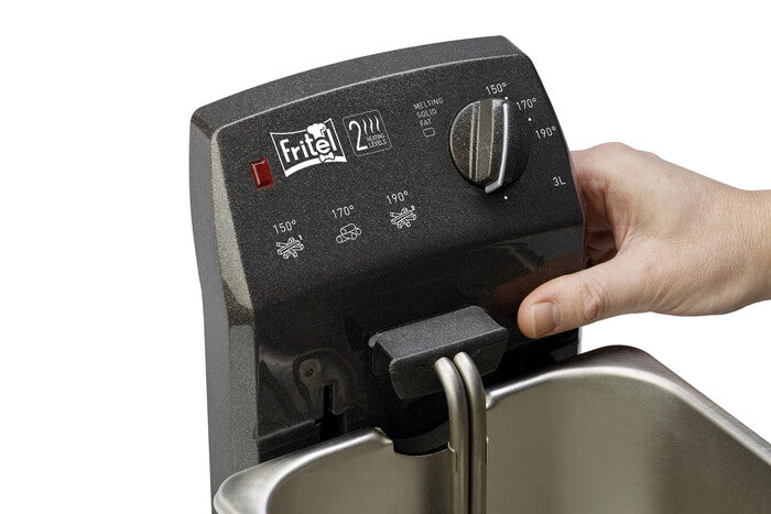 Fritel SF 4152 Single 3 l Fristående 2200 W Fritös Svart, Orange