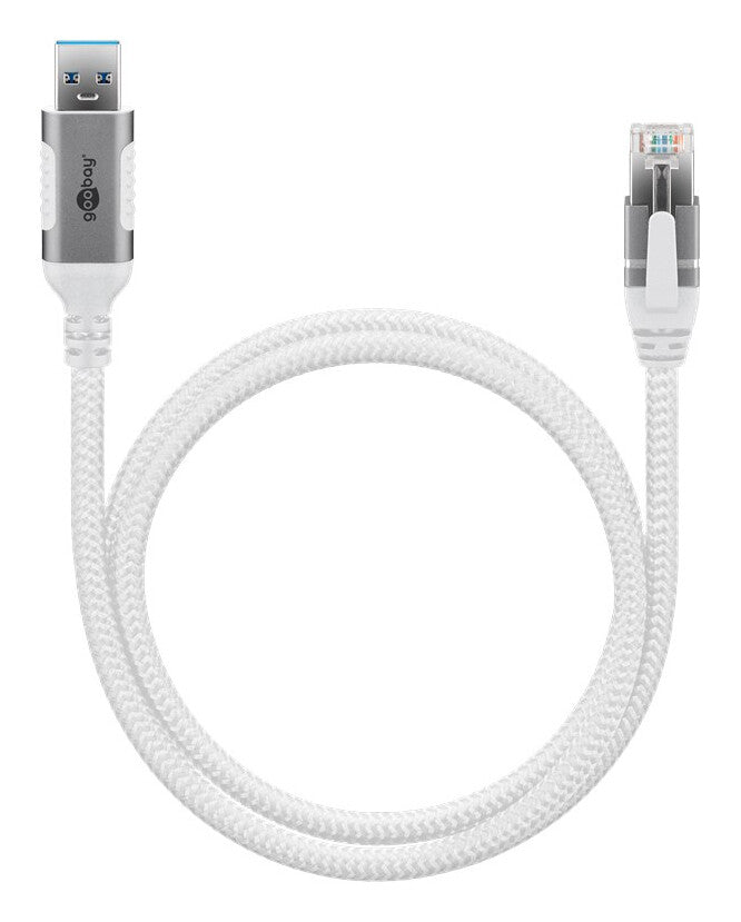 Goobay 74163 nätverkskablar Vit 10 m Cat6 F/UTP (FTP)