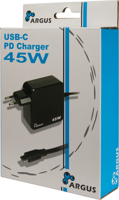 Inter-Tech PD-2045 Universal Svart AC inomhus