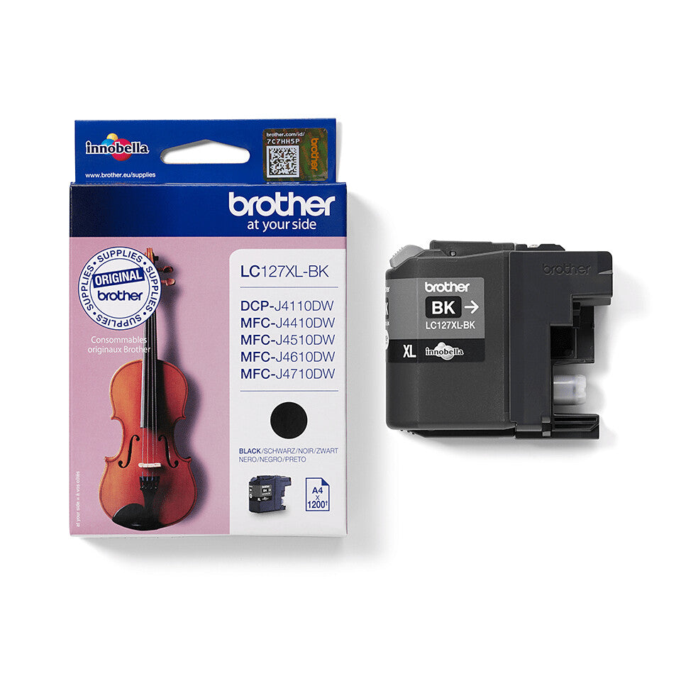 Brother LC127XLBK bläckpatroner 1 styck Original Svart