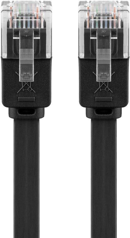 Goobay 95379 nätverkskablar Svart 0,5 m Cat6 U/UTP (UTP)