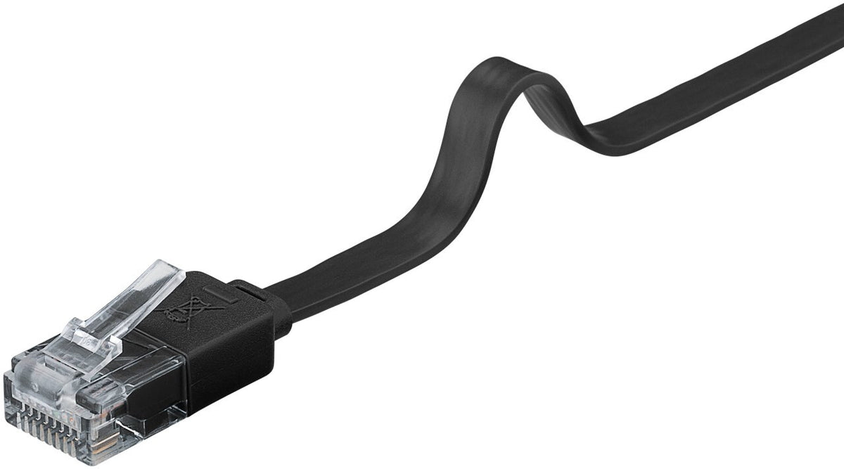 Goobay 95379 nätverkskablar Svart 0,5 m Cat6 U/UTP (UTP)