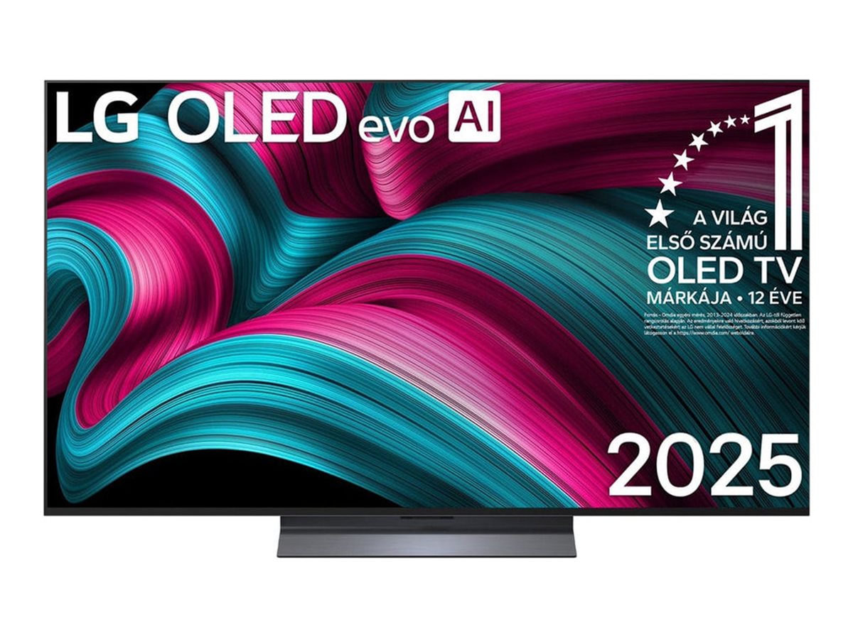 LG OLED55C51LA 55” OLED evo AI 4K Smart TV (C5, 2025) – Dolby Vision, 120 Hz, upp till 144 Hz VRR, webOS 25