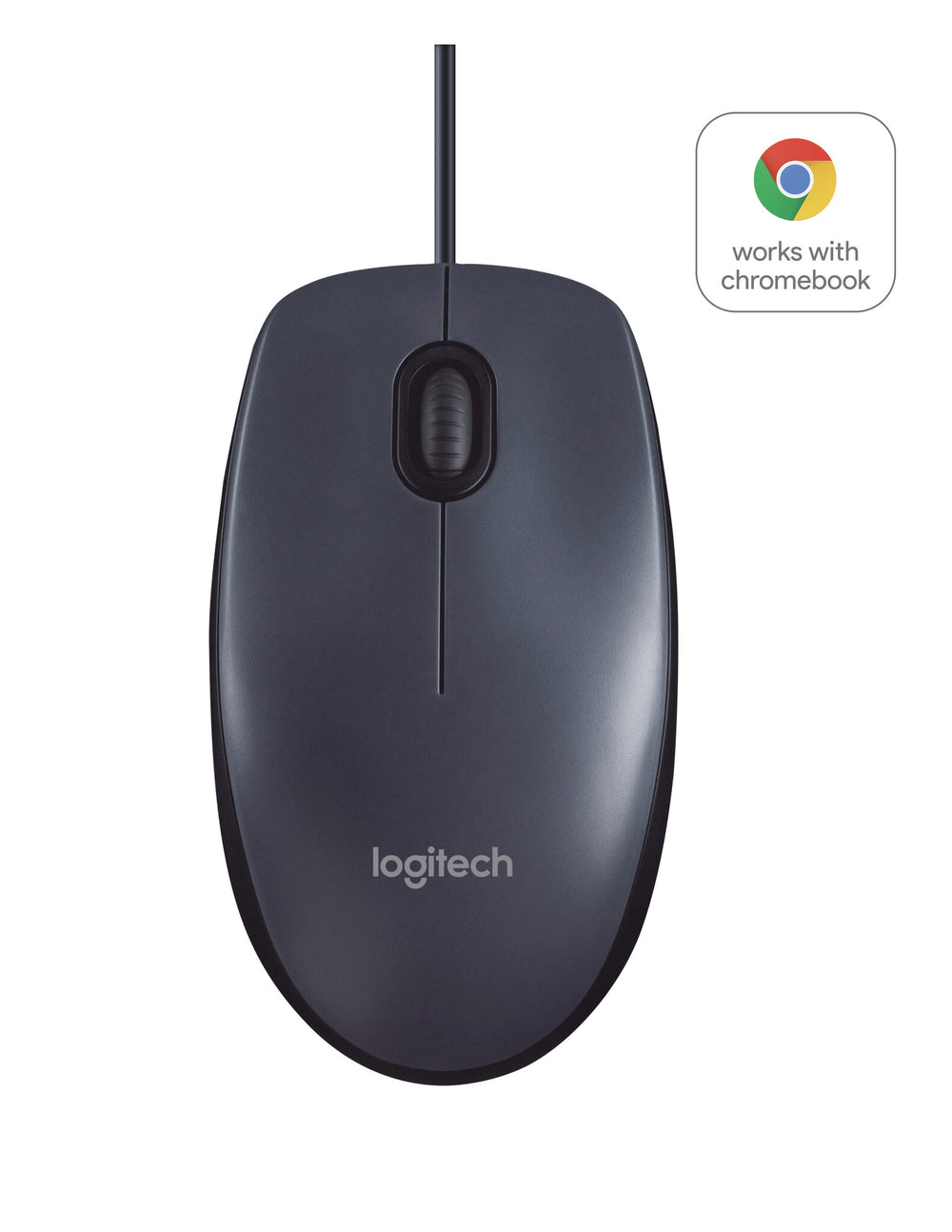 Logitech B100 datormöss Kontor Ambidextrous USB Type-A Optisk 800 DPI