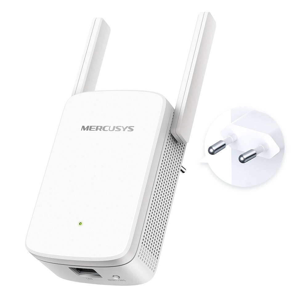 Mercusys ME30 nätverksförlängare Nätverksrepeater Vit 10, 100 Mbit/s